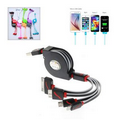 4 in 1 Retractable Charging Cable
